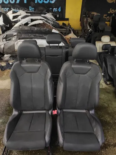 JOGO DE BANCOS AUDI Q3 EM COURO C/NF E GARANTIA