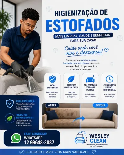Higienização de estofados 