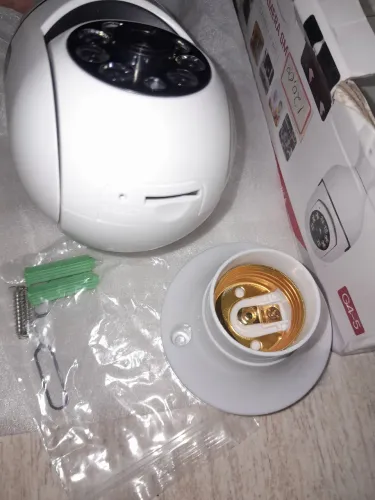 Câmera Lâmpada Smart-WIFI-360° Kapbom (NOVA) G4-5