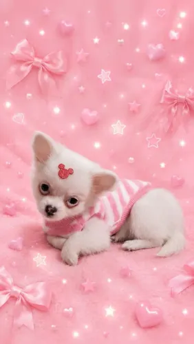 Fêmea de chihuahua branca