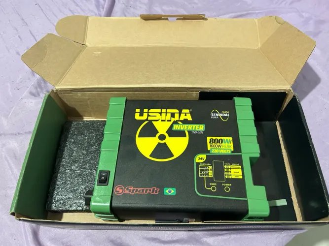 Inverter Usina 24v 220v 800w pico 1600w caminhão / carreta
