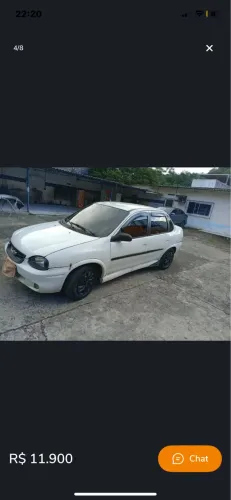Chevrolet Corsa Sedan 1.0 MPFI 8V 71cv 4P 2004