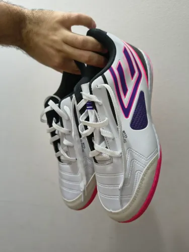 tênis de futsal sport club 5 Rosa/branco Tamanho 42