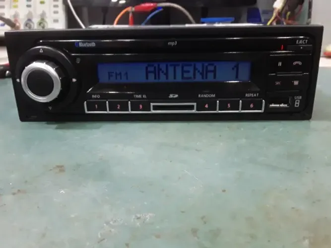 Radio Original VW INF1 MID Azul Com Bluetooth