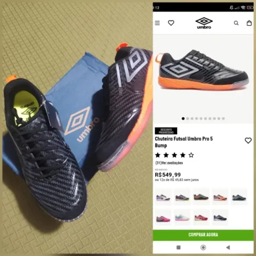 Chuteira Umbro NOVA