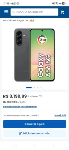 Célula a57 Samsung 