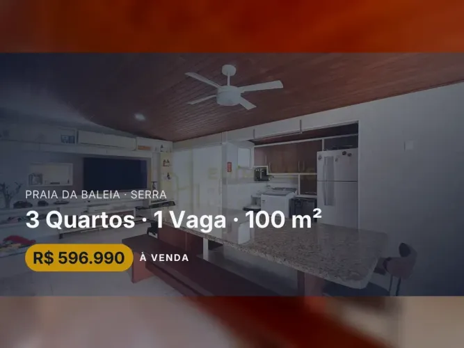 Exclusivo Garden 3 Quartos na Praia da Baleia, Pronto para Morar!