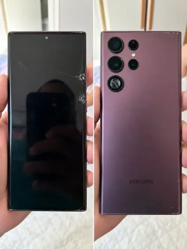 Lote 4 Celulares - Galaxy S24, Z Fold3, S9 e Xiaomi Note 6 - Para Conserto/Peças