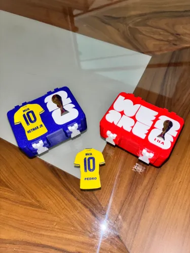Caixinha personalizada Copa do mundo 2026