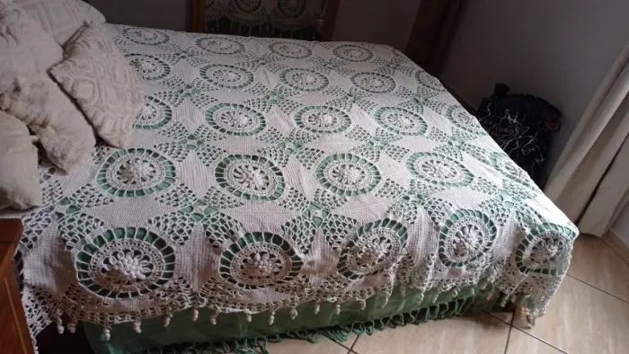 Colcha de Crochê 50,00