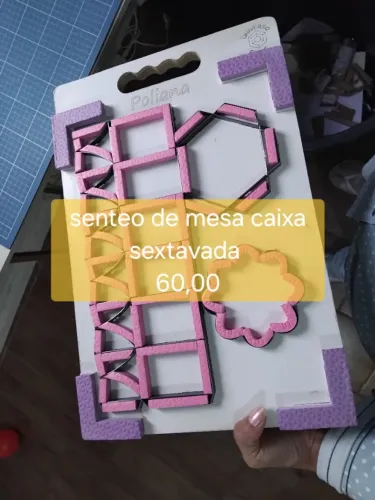 Faca para corte e vinco Cachepô sextavada