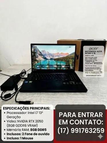VENDE-SE NOTEBOOK NOVO