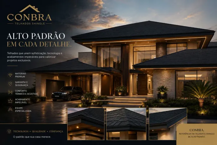 Telhado shingle material e mão de obra