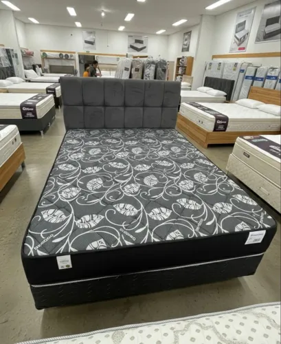 Cama Queen de molas ensacadas individualmente 