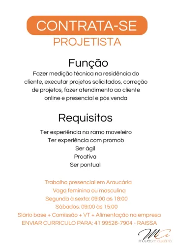 Projetista de moveis (promob)