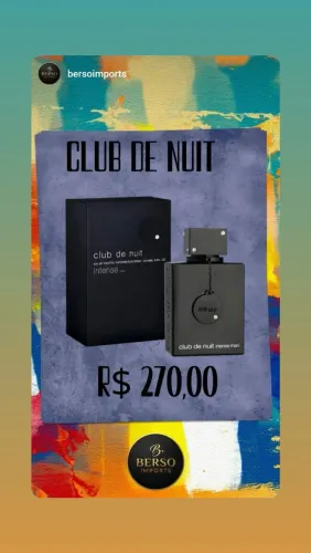 Perfume Masculino - Club de Nuit Intende Man
