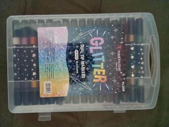 Kit canetinha glitter