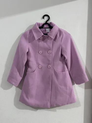 Sobretudo infantil TAM 06 rosa