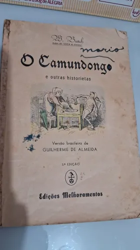 Raro livro infantil década de 50 O Camundongo