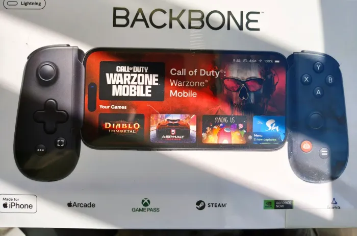 Backbone One - Black - entrada Lightning (2ª Geração)<br>4,2<br>4,2 de 5 estrelas<br>(608)