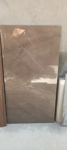 Porcelanato Marmorizado Marrom Imperial 60x120 Polido Retificado (Novo)