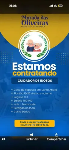 Contratação imediata