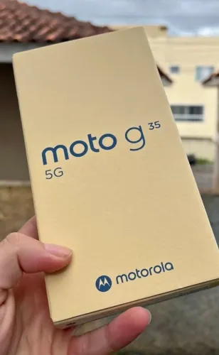 Vendo Motorola G35 5G de 256gb novo lacrado sem detalhes