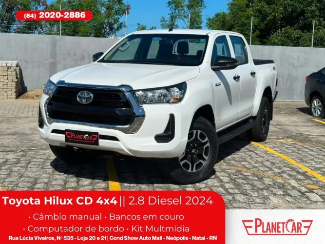Toyota Hilux CD 4X4 2.8 Diesel Mec. 2024
