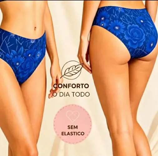 KIT CALCINHA CONFORTO SEM ELÁSTICO