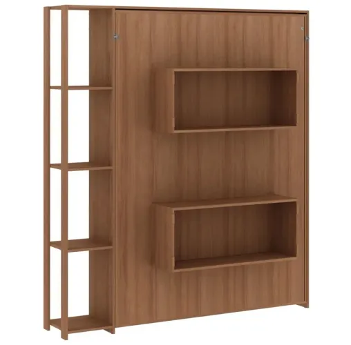 Cama de Casal Articulável 4 Prateleiras Amêndoa - Tecno Mobili