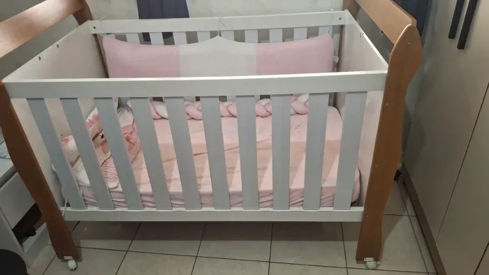 Berço Mini Cama com Colchão