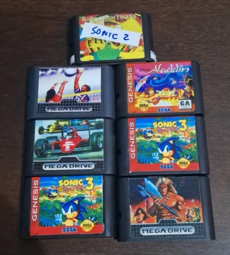 Lote de jogos paralelos de Megadrive