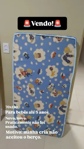 Vendo Colchão de Bebê usado poucas vezes- R$ 100,00