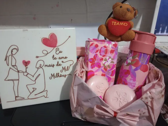 Kit Natura todo dia+ azulejo personalizado 