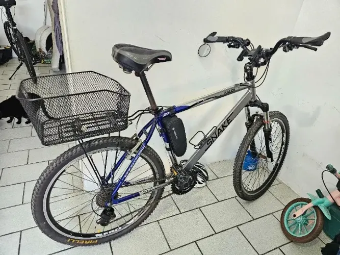 Bicicleta Caloi Snake revisada e com upgrades