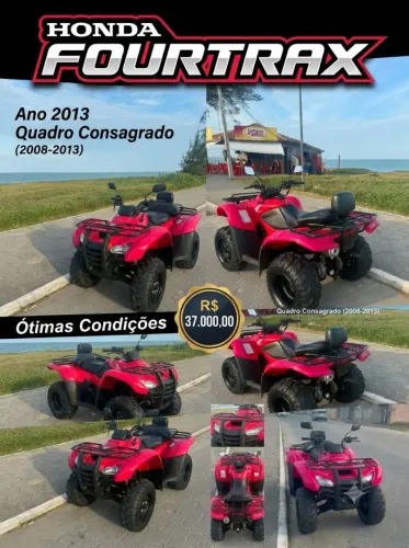 Honda Fourtrax 420cc (2013) - Impecável e pronto para rodar.
