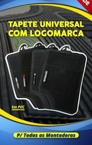 Tapete Universal Borracha Para Todos os Carros da Linha Volkswagen