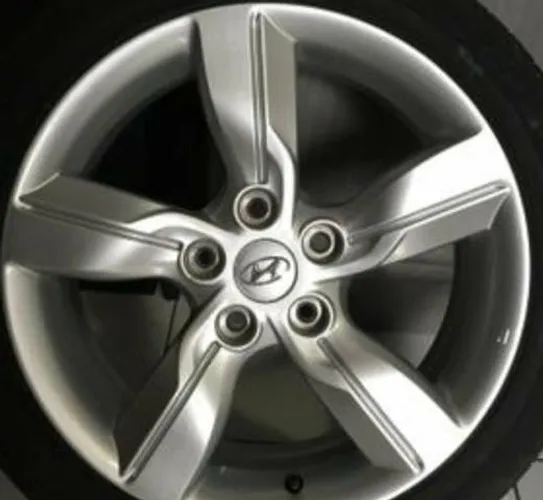 Roda aro 17 Veloster Prata Hyundai original 5X114.3 