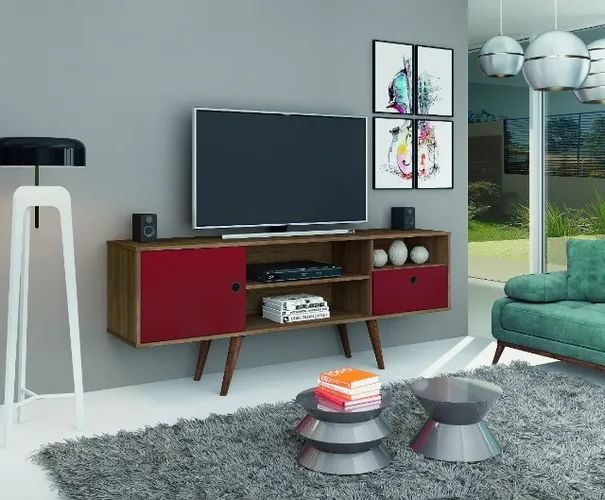 Rack Estiloso Bancada Peter p/ TV até 60'' = Entrega grátis***