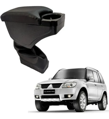 Apoio Descanso Braço Com Porta Copos Preto - Pajero Tr4 2003 à 2015 - NAT
