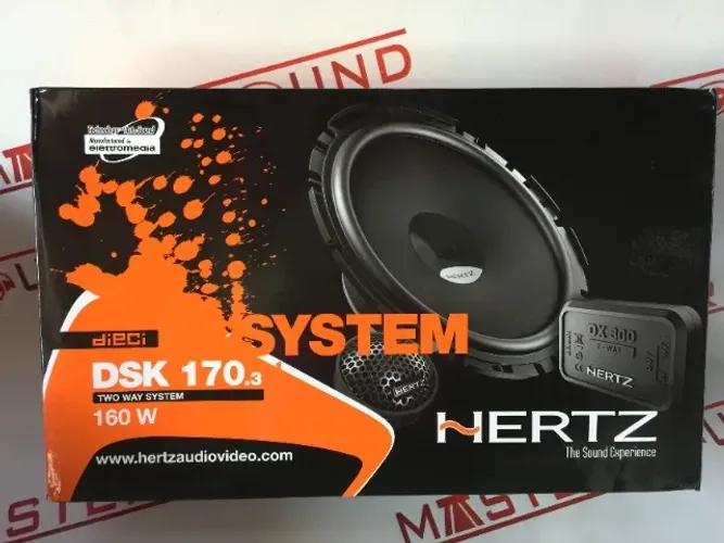 kit 2 vias 6' polegadas hertz dierci dsk 170,3 160watts italiano instalado no seu carro