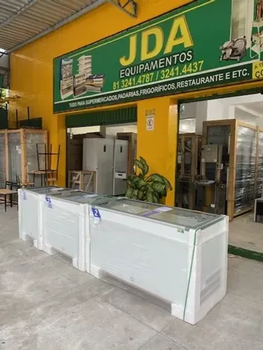 Freezer dupla ação horizontal porta de vidro - 2 anos de garantia - fricon