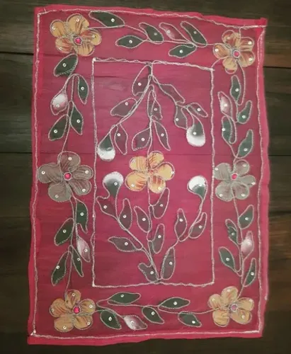 Pequeno Tapete Artesanal Indiano 45x36