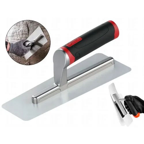 Desempenadeira Inox Lisa para Efeitos Decorativos 26cm x 10cm Cortag 60135