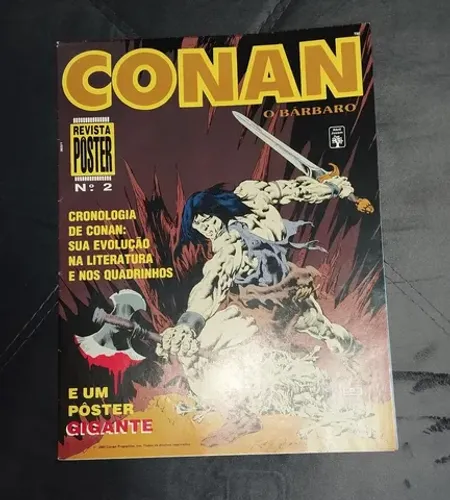 CONAN O BÁRBARO REVISTA PÔSTER 2
