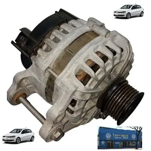 Alternado 90 amperes original Valeo Gol G6 2013, 2014, 2015, 2016,