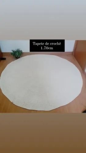 Tapete de Crochê 1,70m