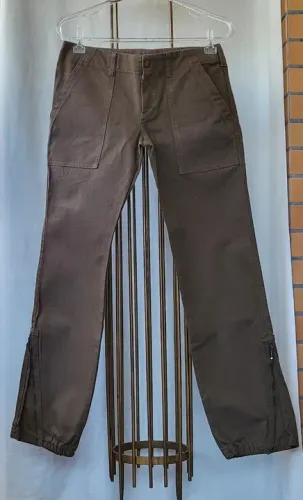 Calça Marrom Zara nº 38, veste melhor 36
