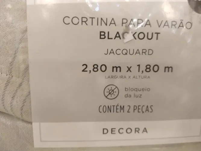 Cortina para Varão Blackout