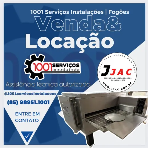 Forno Esteira Pizzas Vendas e Locações 